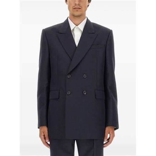 Alexander McQueen blazer doppiopetto - blu