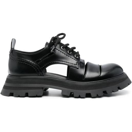 Alexander McQueen oxford con dettaglio cut-out - nero