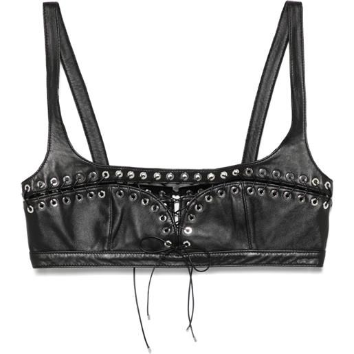Ludovic de Saint Sernin top cut out cleavage corto - nero