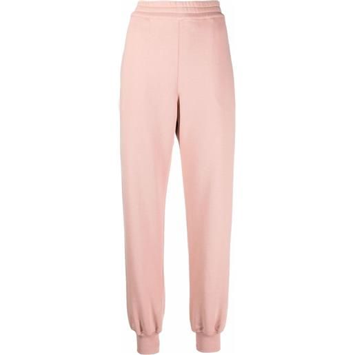 Alexander McQueen pantaloni sportivi con stampa - rosa