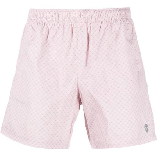 Alexander McQueen costume da bagno con stampa - rosa