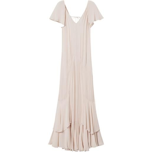 TWINSET abito con motivo intrecciato - rosa