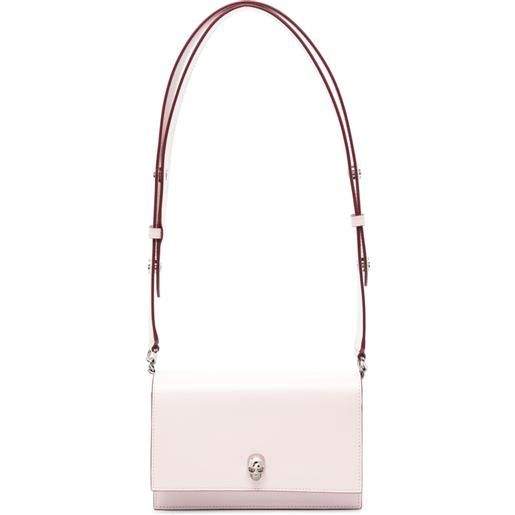 Alexander McQueen borsa a spalla the biker piccola - rosa