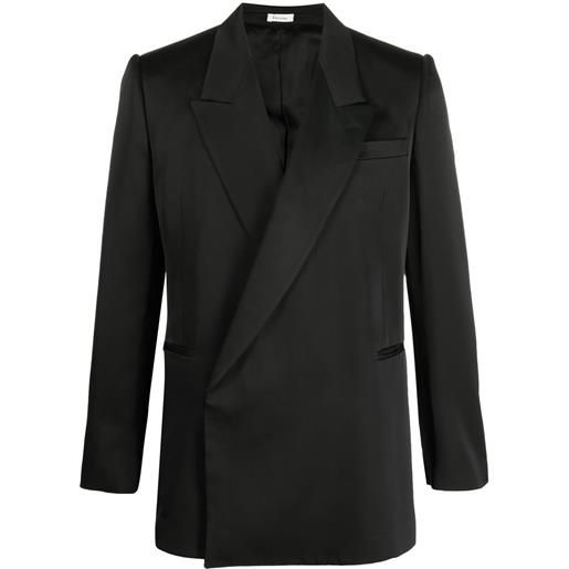 Alexander McQueen blazer doppiopetto - nero