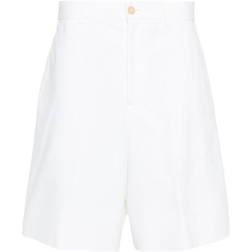 Alexander McQueen shorts dritti - bianco