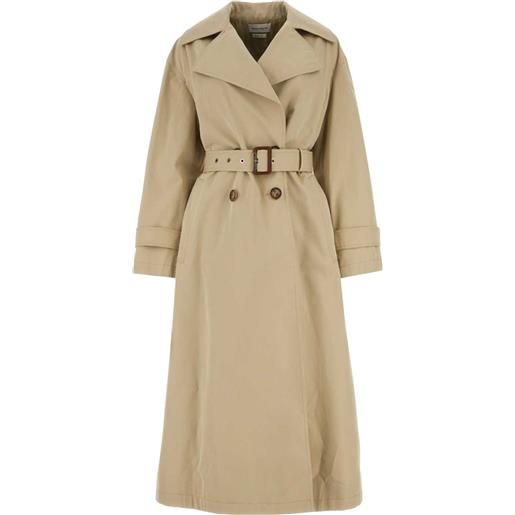 Alexander McQueen trench con cintura - toni neutri