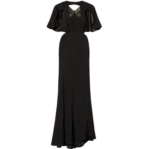 TWINSET abito con motivo intrecciato - nero