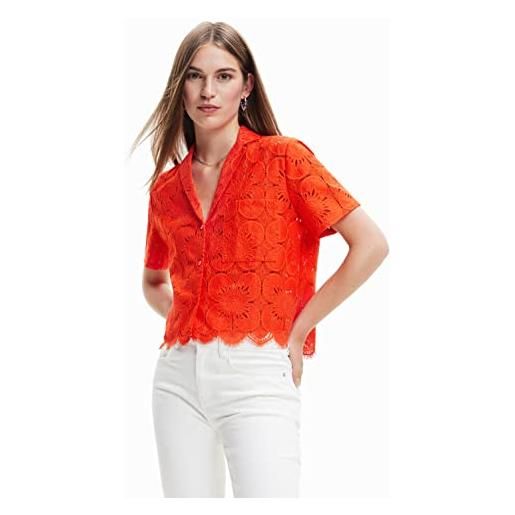 Desigual cam_preston 3074 camicia, rosso, l donna