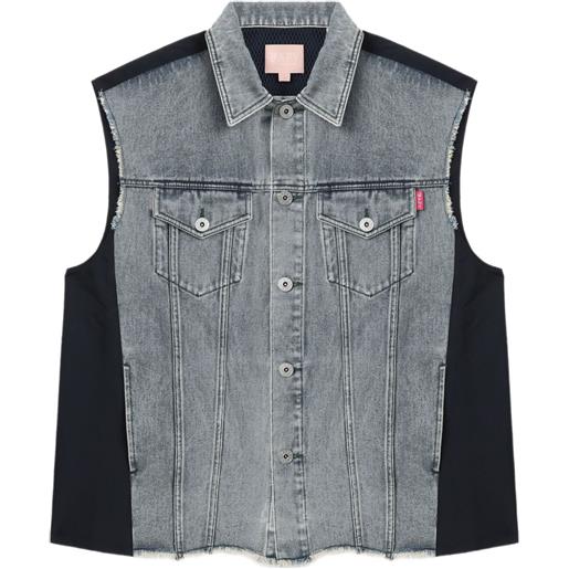BAPY BY *A BATHING APE® gilet denim - blu