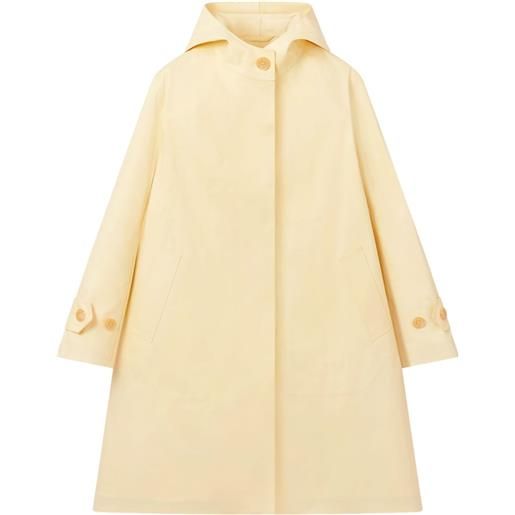 Mackintosh impermeabile watten con cappuccio - giallo