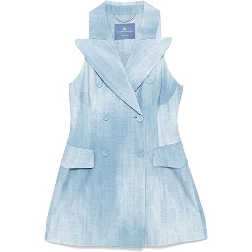 Ermanno Scervino abito corto con stampa - blu