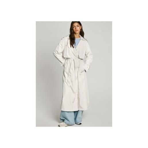 Pepe Jeans per donna. Pl402545 trench bianco joy [3229770], casual, nylon