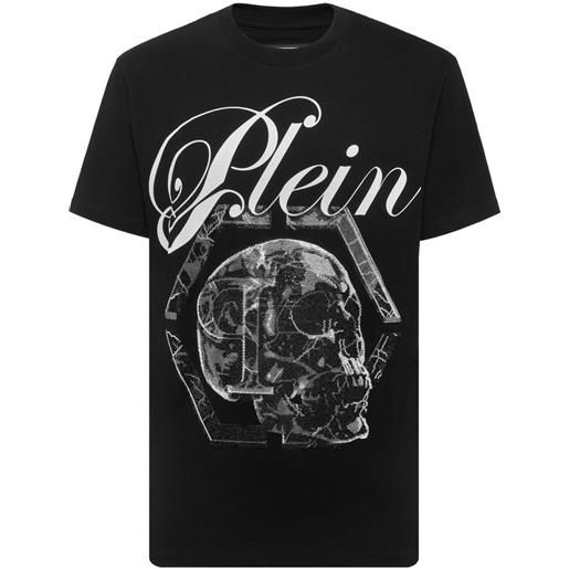 T-shirt Uomo Neverless Teschio Capitano Polpo - Moda Street Style, Cotone Nero