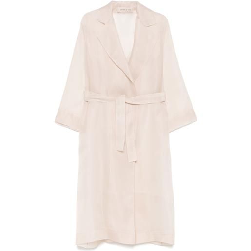 Blanca Vita trench trasparente - toni neutri