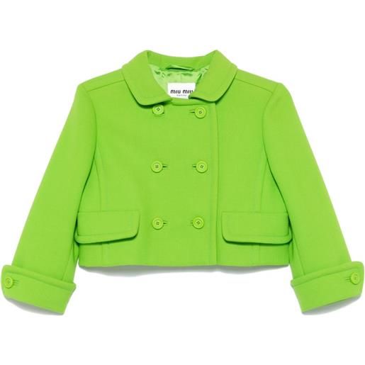 Miu Miu giacca natté - verde