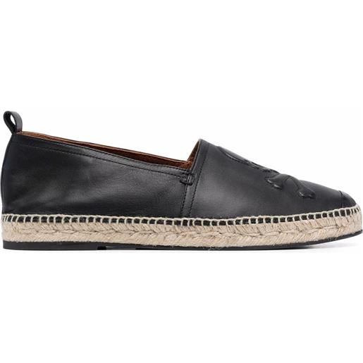 Philipp Plein espadrilles goffrate - nero