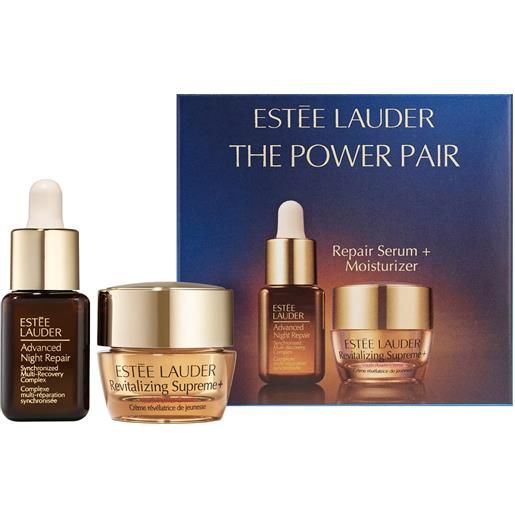 Estée lauder set anti-invecchiamento viso con siero riparatore 7 ml e crema idratante 7ml