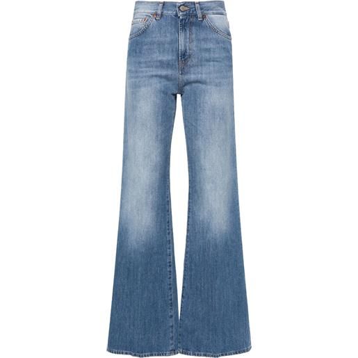 DONDUP jeans amber wide leg in denim fisso