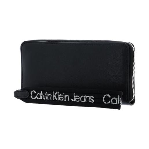 Calvin Klein ckj ultra light zip around wallet wristlet black