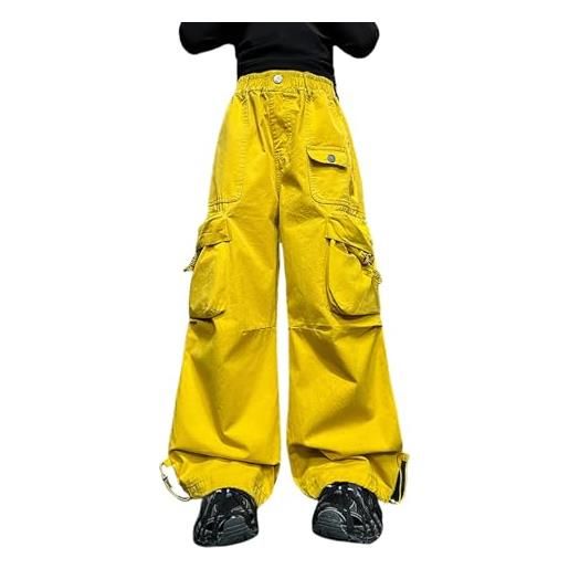 Pantaloni Cargo Bambini - Hip Hop, Elasticizzati, Multitasche, Per Ragazzi E Ragazze - Foto 12