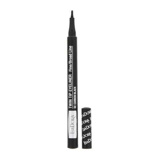 Isadora eyeliner - 52 carbon black, da donna, taglia unica, cosmetici