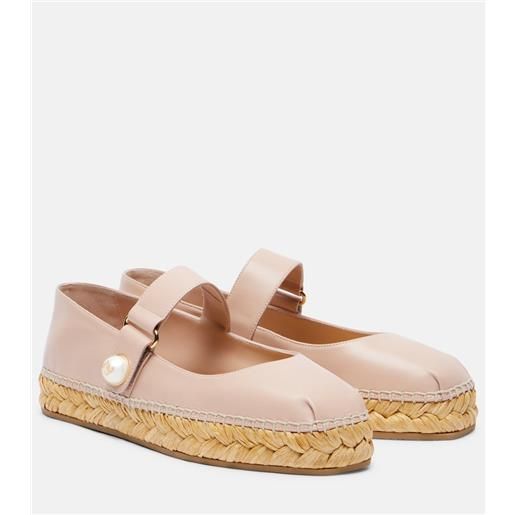 Jimmy Choo espadrillas fayence in pelle