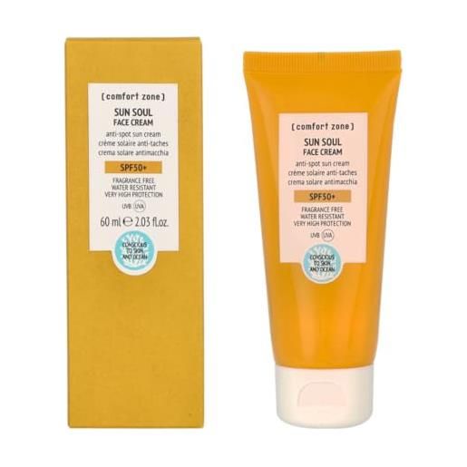 Comfort zone, sun soul face cream spf50+, 60 ml. 