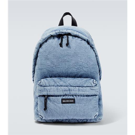 Balenciaga zaino explorer in denim
