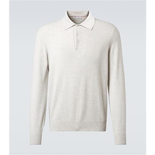Brunello Cucinelli polo in cashmere