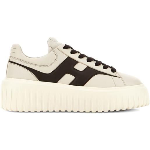 Hogan sneakers h-stripes - toni neutri