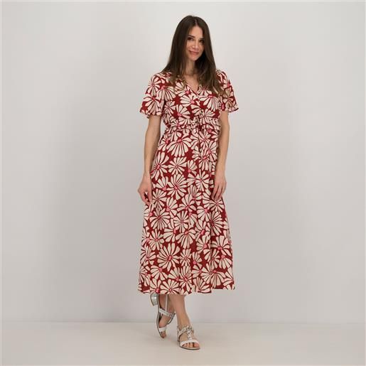 Olly Doo abito lungo in mussola di viscosa fantasia con coulisse