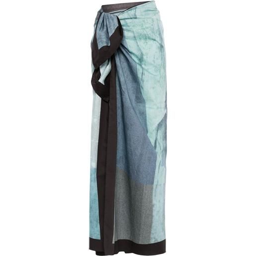 Jean Paul Gaultier pareo water - blu