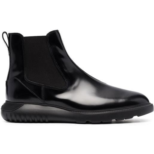 Hogan stivali chelsea h600 - nero
