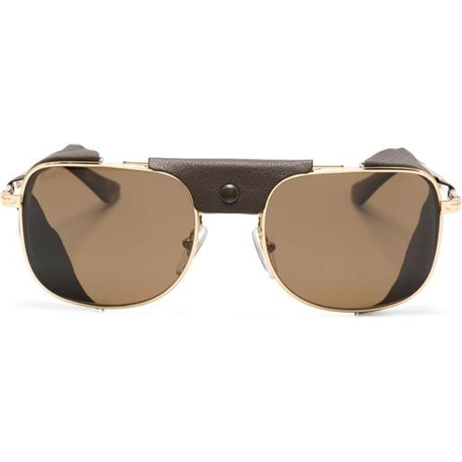 Persol occhiali da sole squadrati - oro