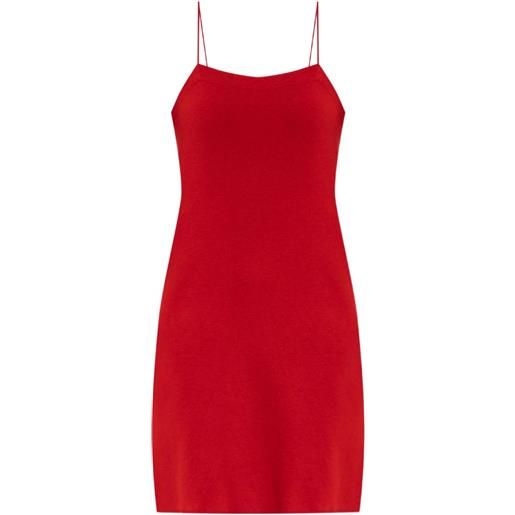 By Malene Birger abito corto edello con spalline sottili - rosso