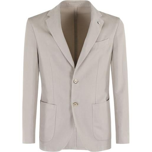 l.b.m. blazer sartoriale con due bottoni - toni neutri