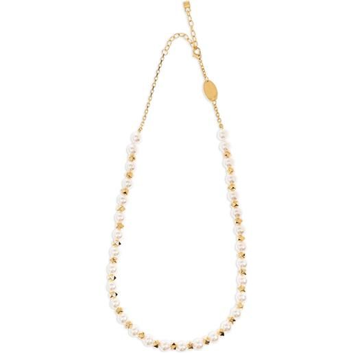 DSQUARED2 collana con perle sintetiche - oro