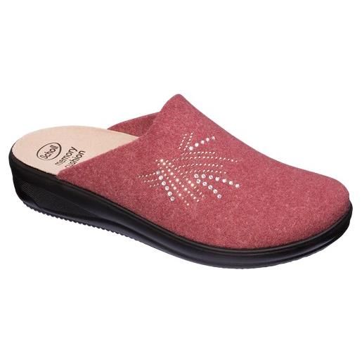 Pantofole da donna eleganti con punta quadrata, mocassini piatti chiusi