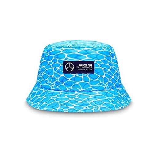 Mercedes AMG Petronas, george russell, no diving, blu multicolore, cappello alla pescatora 2023, taglia unica, adulto, merchandising ufficiale, blu, taglia unica