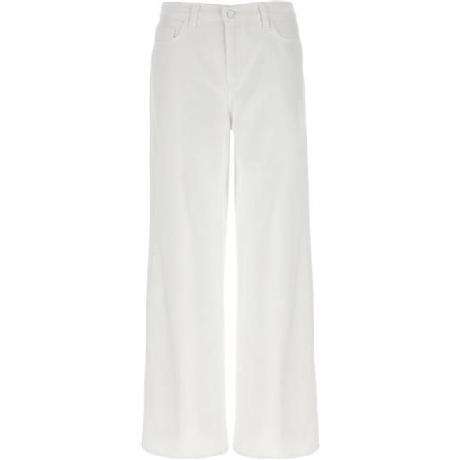 L'Agence jeans in cotone - bianco