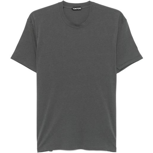 TOM FORD t-shirt effetto mélange - grigio