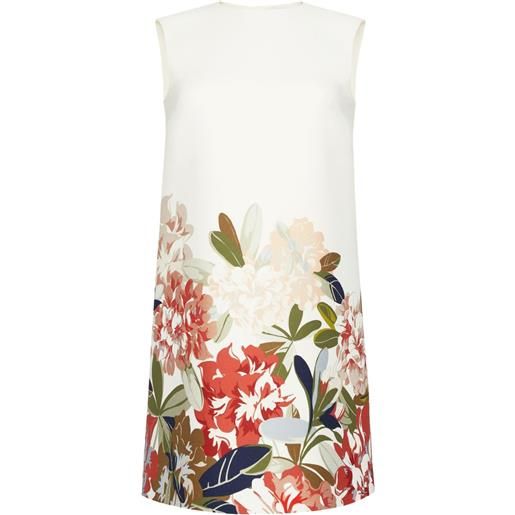 Adam Lippes abito corto con stampa ani - bianco