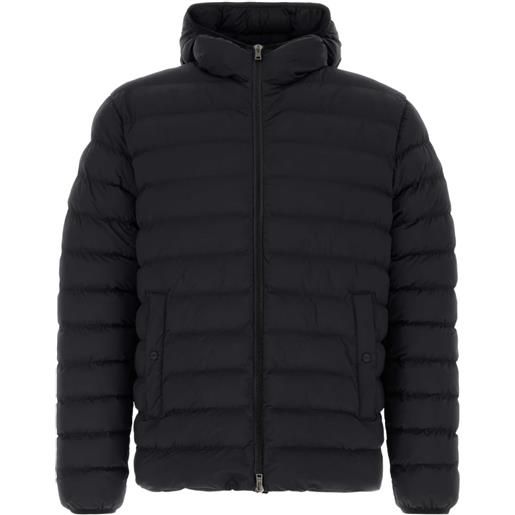 Herno piumino con cappuccio - nero