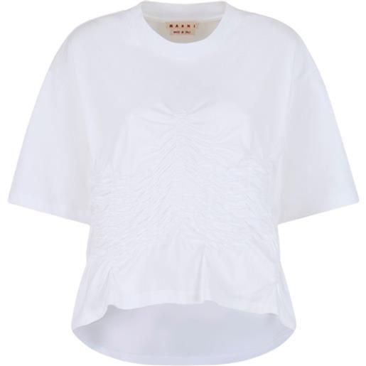 Marni t-shirt in cotone - bianco