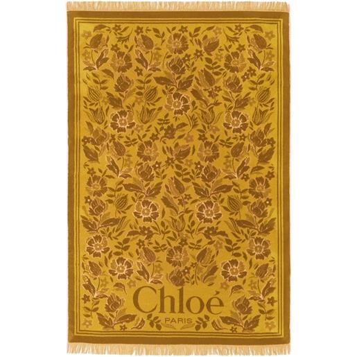 Chloé telo da mare in cotone - giallo