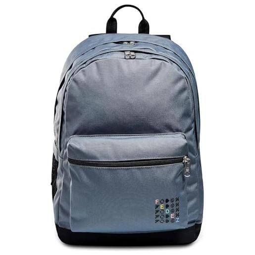 Seven zaino monoscomparto fedez x, grigio, taglia unica