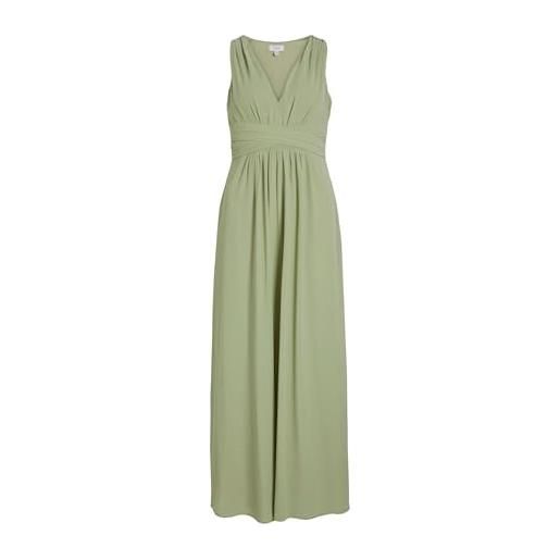 Vila vikarin maxi dress/bm/dc vestito, palude, 44 donna