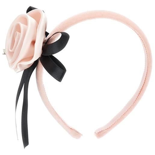 Monnalisa cerchietto fiore velvet