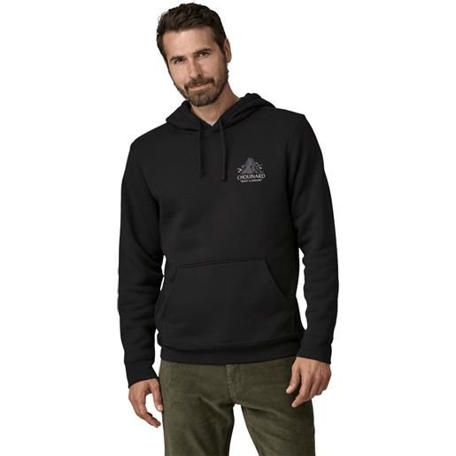 PATAGONIA chouinard crest uprisal hoody blk felpa unisex