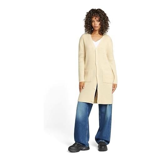 G-STAR RAW oristel cardigan knit wmn ls felpa, beige (eggnog d26497-4428-g076), xs donna